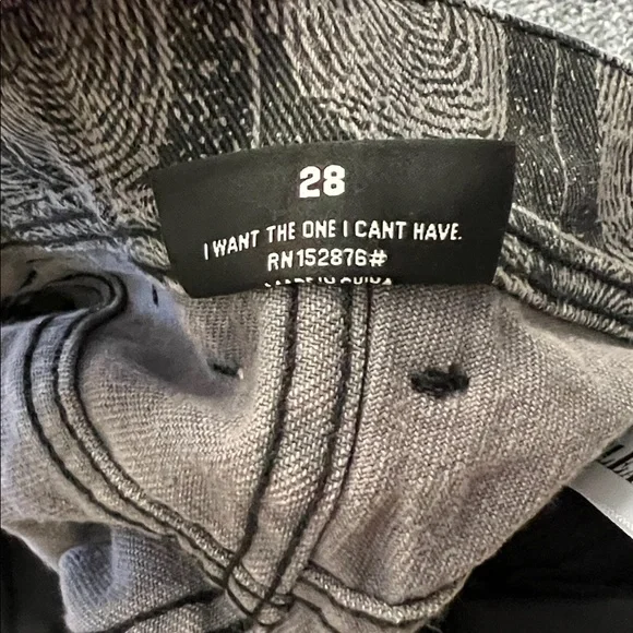 NWOT Pleasures Trace Denim Pant 'Black' - Picture 7 of 7